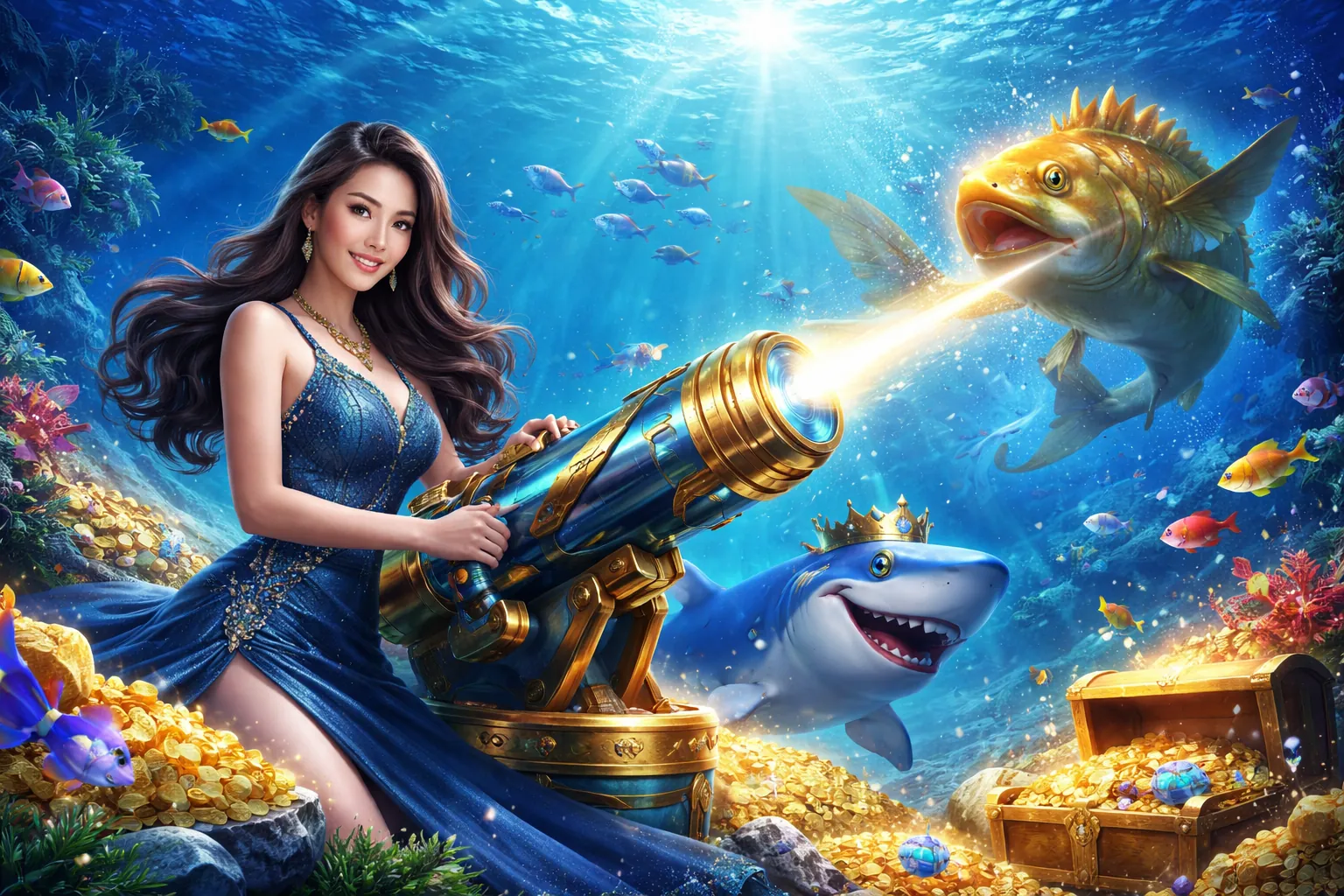 Trò chơi Bắn Cá Ga65 với đại dương và sinh vật biển
